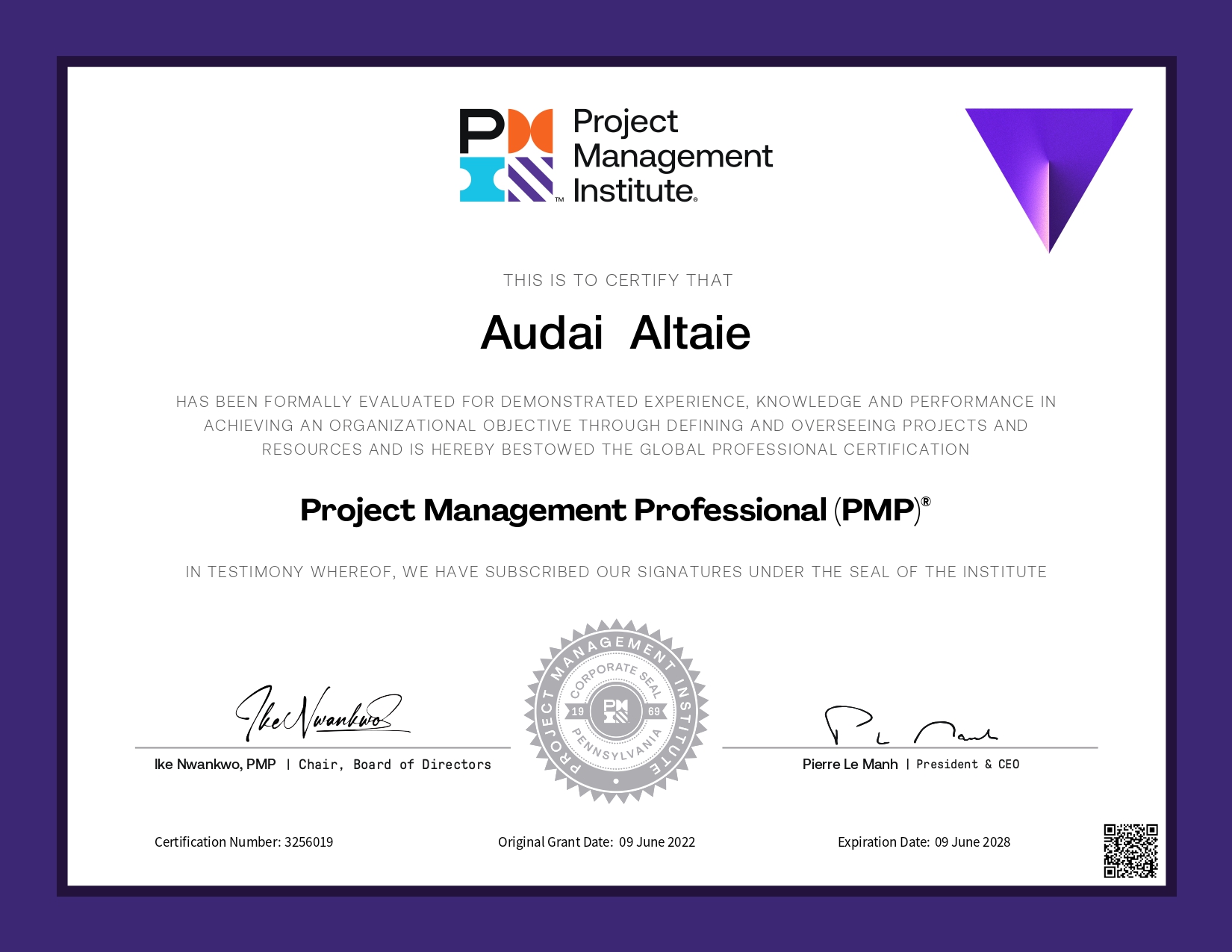 PMI Certification
